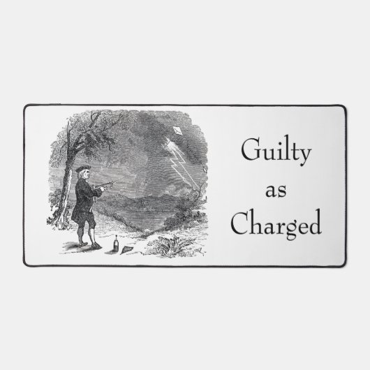 Ben Franklin Guilty beschuldigd Bureaumat (Voorkant)