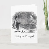 Ben Franklin Guilty beschuldigd Kaart (Voorkant)