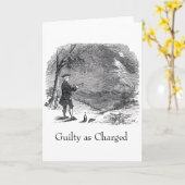 Ben Franklin Guilty beschuldigd Kaart (Gele Bloem)