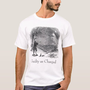 Ben Franklin Guilty beschuldigd T-shirt