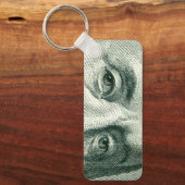 Ben Franklin Honderd Dollar Biljet Sleutelhanger (Voorkant)