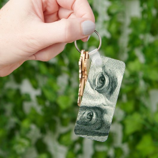 Ben Franklin Honderd Dollar Biljet Sleutelhanger (Hand)