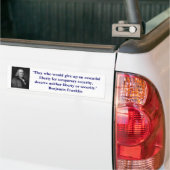 Ben Franklin Liberty Bumpersticker (Op Truck)