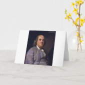 Ben Franklin: "Liefde van hun buur, maar.." Citaat Kaart (Gele Bloem)