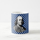 Ben Franklin met sterrenachtergrond Koffiemok (Center)
