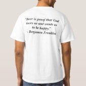 Ben Franklin Mob H3 waarde t-shirt (Achterkant)
