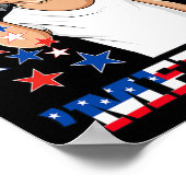 Ben Franklin op 4 juli Merica Poster (Hoek)