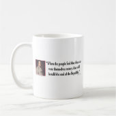 Ben Franklin over democratie Koffiemok (Links)