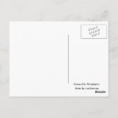 Ben Franklin Parkway Briefkaart (Achterkant)