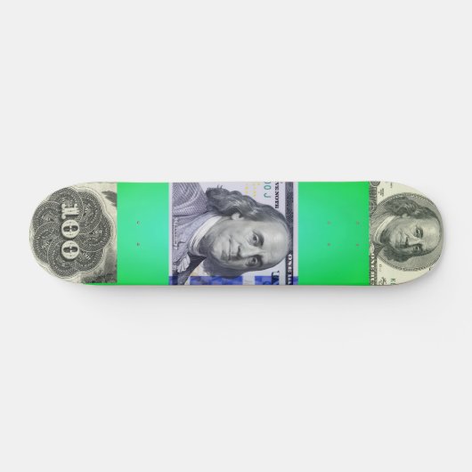 Ben Franklin Persoonlijk Skateboard (Horizontaal)