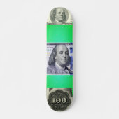Ben Franklin Persoonlijk Skateboard (Voorkant)