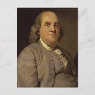 Ben Franklin Portrait Briefkaart