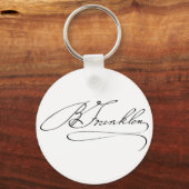 Ben Franklin Signature Sleutelhanger (Voorkant)