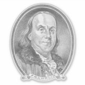 Ben Franklin Sticker (Voorkant)
