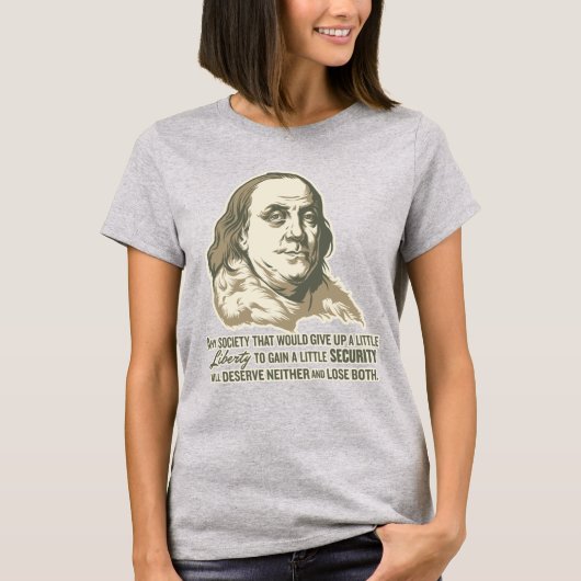 Ben Franklin T-Shirt (Voorkant)