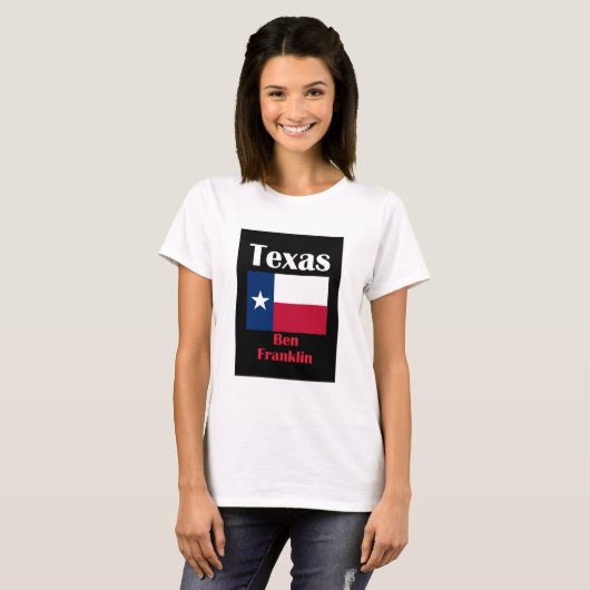 Ben Franklin TX T-shirt (Voorkant volledig)