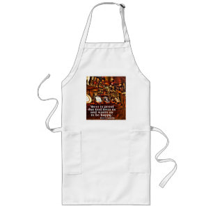 Ben Franklin's beroemde Beer Quote Lang Schort