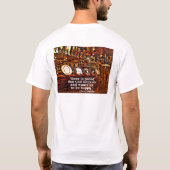 Ben Franklin's beroemde Beer Quote T-shirt (Achterkant)