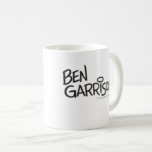 Ben Garrison Signature mok (Voorkant rechts)