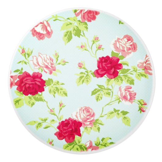 Ben geen Blauwe Stijlknoop/Trekknop Keramische Knop (Voorkant)