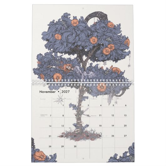 Ben Geiger's kunst van 2021 Agenda Kalender (Nov 2027)