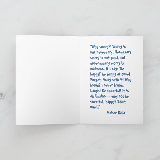 Ben Gelukkige 2 Kaart (Binnen)