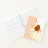 Ben Goldfish Moderne Eenvoudige Vectorillustratie Notitieboek (Binnen)