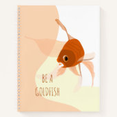 Ben Goldfish Moderne Eenvoudige Vectorillustratie Notitieboek (Voorkant)
