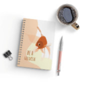 Ben Goldfish Moderne Eenvoudige Vectorillustratie Notitieboek
