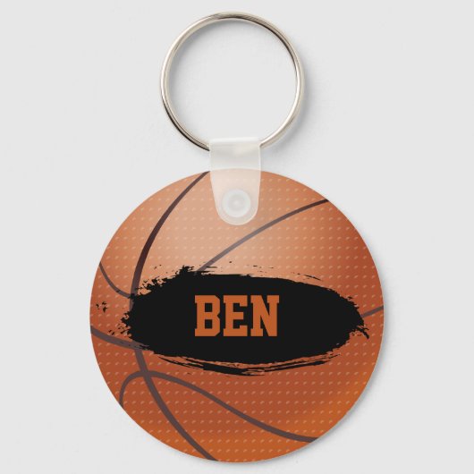 Ben Grunge Basketball Sleutelhanger / Keyring (Voorkant)