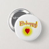 BEN HAPPY BUTTON! RONDE BUTTON 5,7 CM (Voorkant /achterkant)