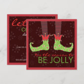 Ben heel de Partij van Kerstmis van de Vakantie Kaart (Voorkant / Achterkant)