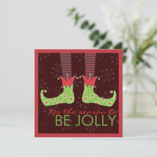 Ben heel de Partij van Kerstmis van de Vakantie Kaart (Staand voorkant)