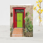 Ben Heilig Wenskaart, Aanmoediging, Open Deur Kaart (Gele Bloem)