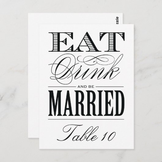 & BEN HET GEHUWDE %PIPE% AANTAL VAN DE LIJST BRIEFKAART (Voorkant / Achterkant)