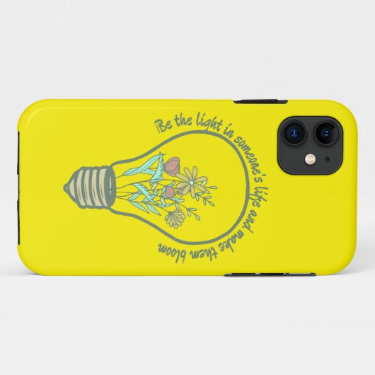 BEN HET LICHT IN SOMEONES LEVEN... inspirerend Case-Mate iPhone Case (Achterkant (horizontaal))