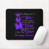 Ben het Storm fibromyalgie bewustzijn Muismat (Met muis)