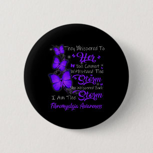 Ben het Storm fibromyalgie bewustzijn Ronde Button 5,7 Cm
