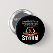Ben het Storm leukemie bewustzijn Ronde Button 5,7 Cm (Voorkant /achterkant)