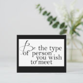 Ben het type… Motivatie Briefkaart (Staand voorkant)