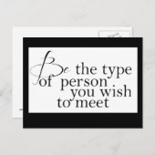 Ben het type… Motivatie Briefkaart (Voorkant / Achterkant)