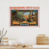 Ben-Hur op het Poster van Illinois Theater in Chic (Keuken)