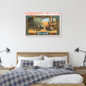 Ben-Hur op het Poster van Illinois Theater in Chic Canvas Afdruk (Insitu (Slaapkamer))