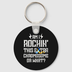 Ben ik aan het roken dit extra chromosoom of wat i sleutelhanger