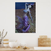 Ben ik blauw? poster (Keuken)