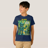 ben ik de Birthday boy robot T-shirt (Voorkant volledig)