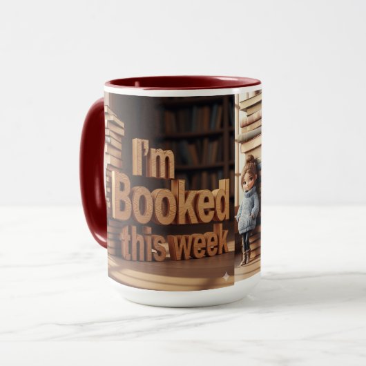  ben ik deze week geboekt mok (Voorkant links)