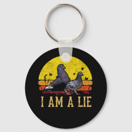  ben ik een vreemde vogel... zijn geen echte spion sleutelhanger