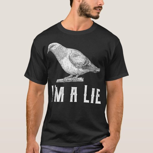  ben ik een vreemde vogelarm Geweldige spionnen T-shirt (Voorkant)