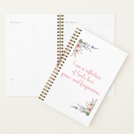 ben ik een weerspiegeling van God Christelijk Planner (Display)